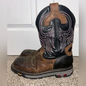 Justin Men's Tanker 11" Steel Toe Work Boot Size 12D Style‎ WK2104